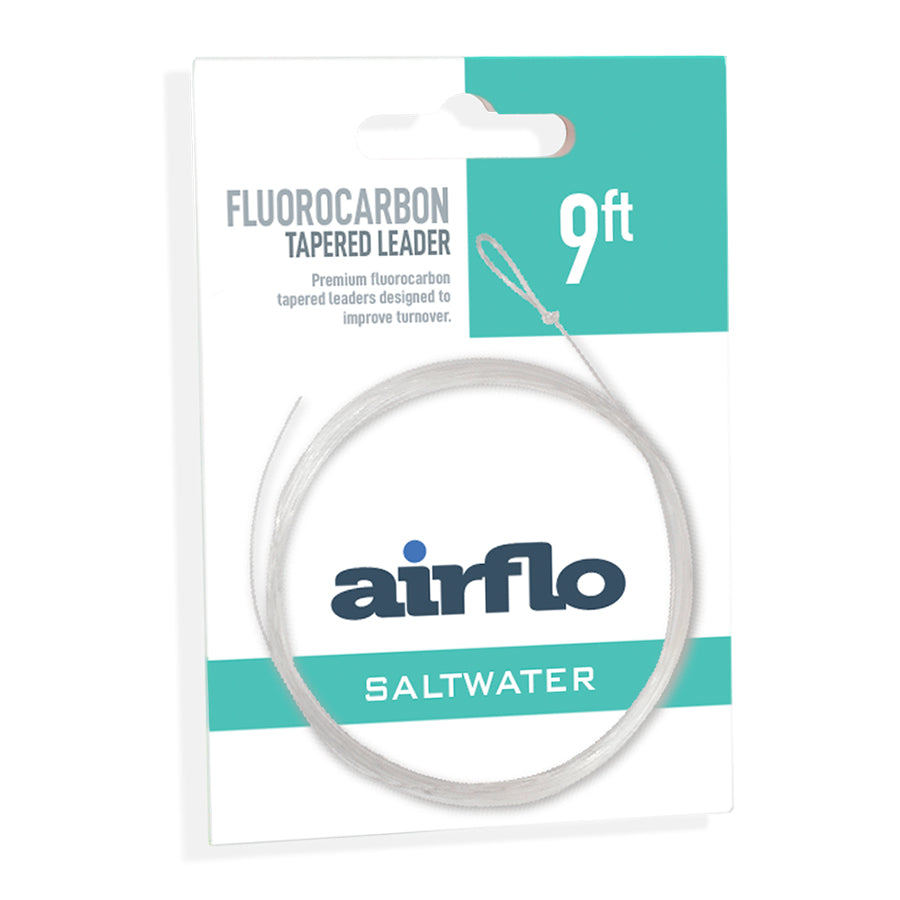 SALTWATER FLUOROCARBON TAPERED LEADERS - 9&