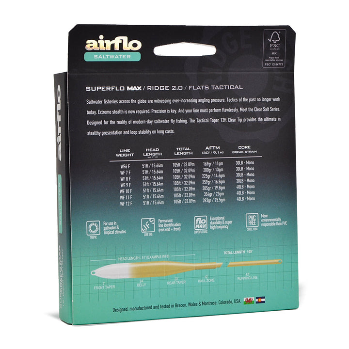 SUPERFLO MAX RIDGE 2.0 - FLATS TACTICAL 12&