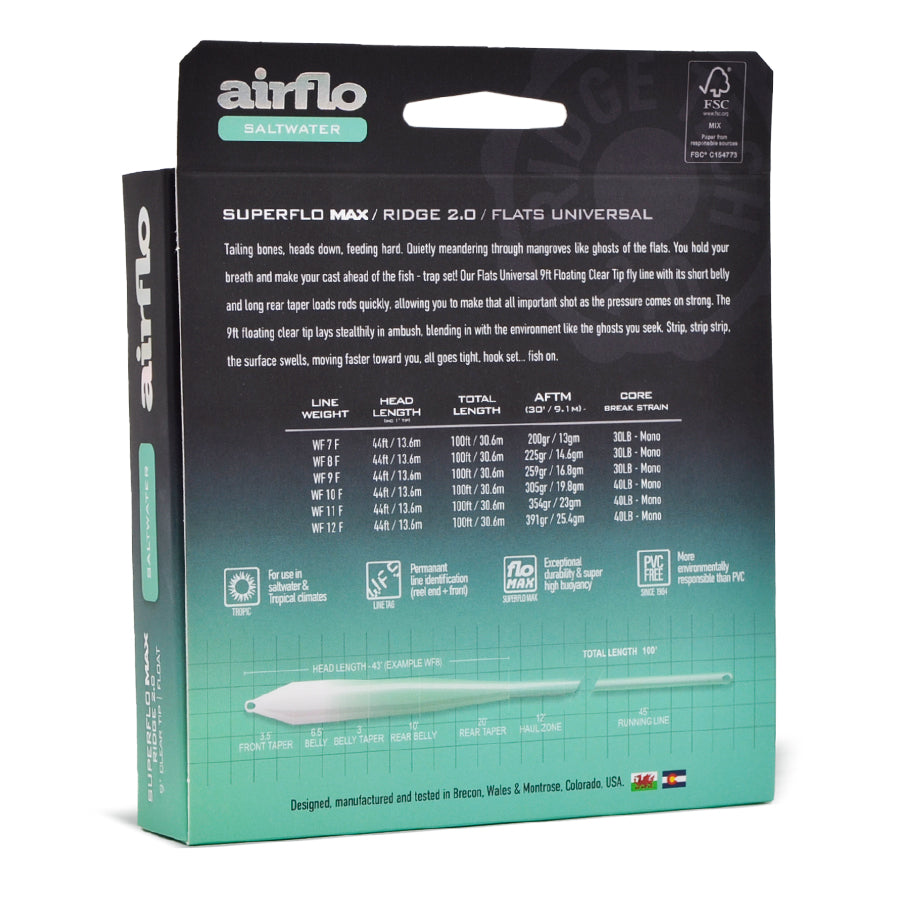 SUPERFLO MAX RIDGE 2.0 - FLATS UNIVERSAL 9&