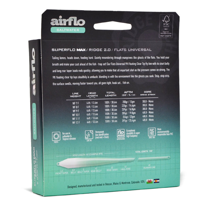 SUPERFLO MAX RIDGE 2.0 - FLATS UNIVERSAL 9&