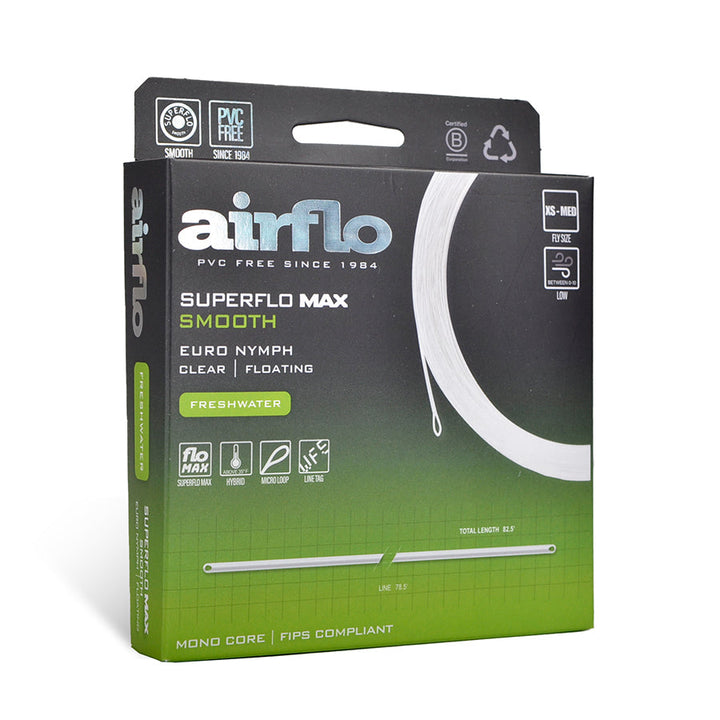SUPERFLO MAX SMOOTH - EURO NYMPH - CLEAR MONO CORE