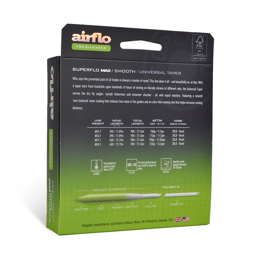 SUPERFLO MAX SMOOTH - UNIVERSAL TAPER