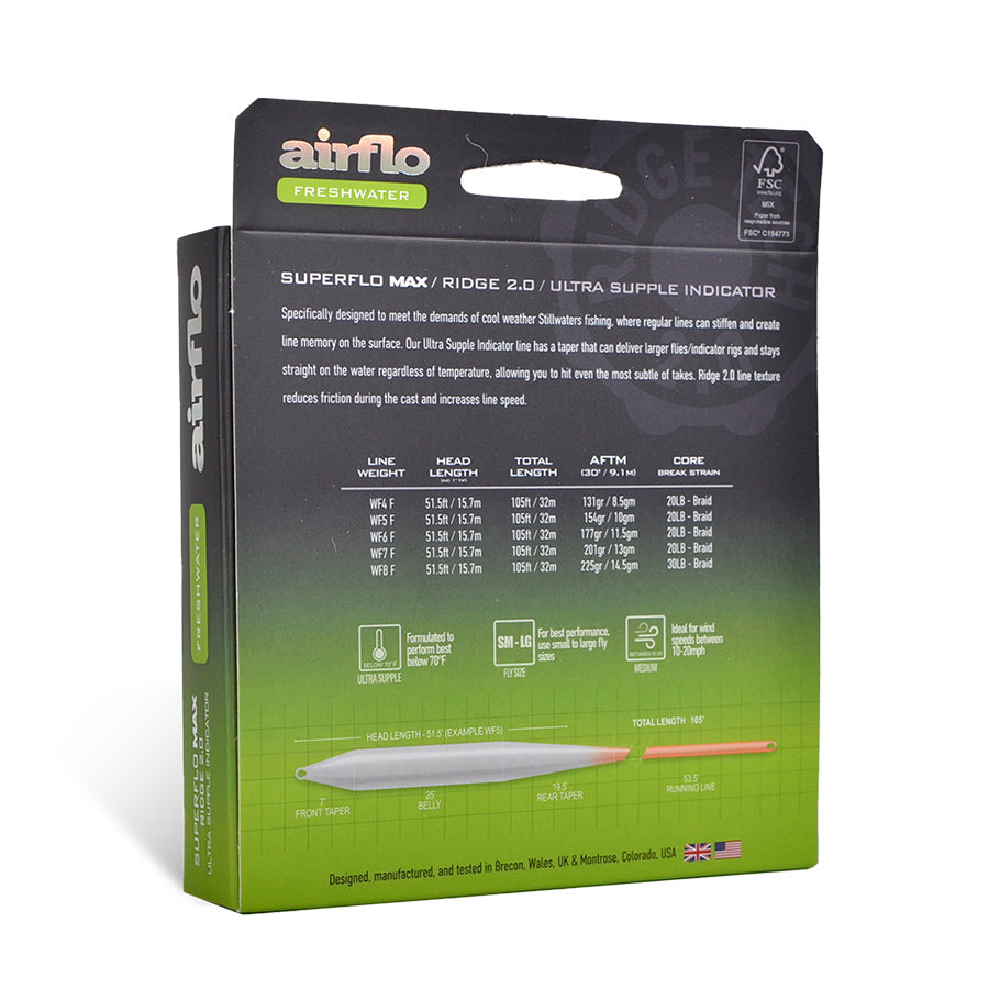 SUPERFLO MAX RIDGE 2.0 - ULTRA SUPPLE - INDICATOR TAPER