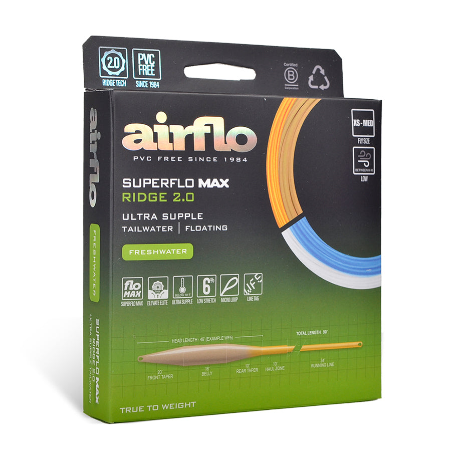 SUPERFLO MAX RIDGE 2.0 - ULTRA SUPPLE - TAILWATER TAPER