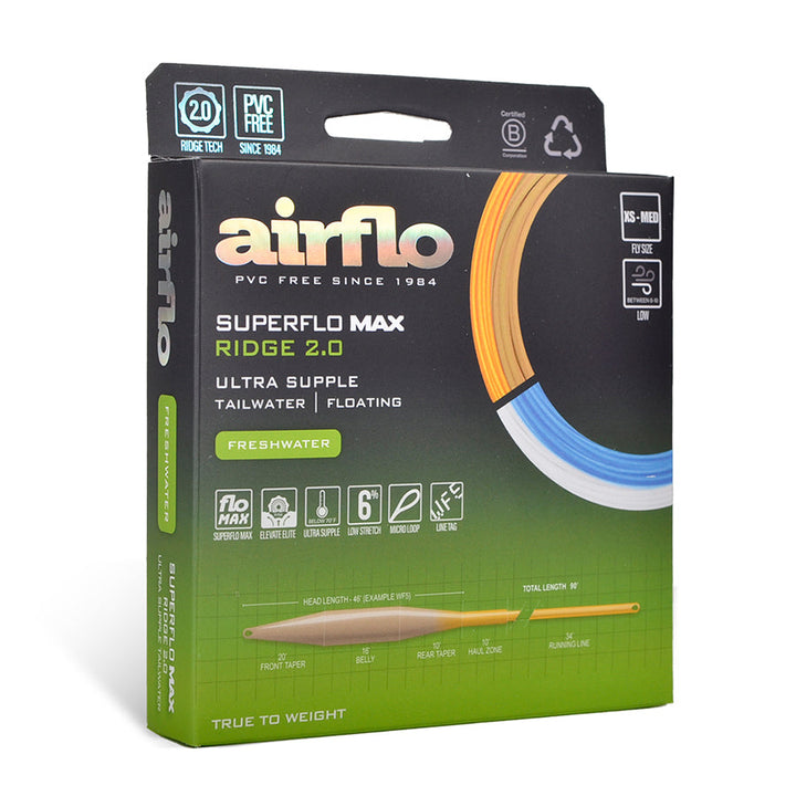 SUPERFLO MAX RIDGE 2.0 - ULTRA SUPPLE - TAILWATER TAPER