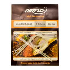 Floating x3 Per Pack Airflo Braided Loops Sinking Fly Fishing Salmon 